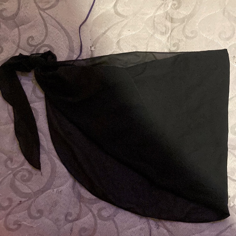 Bathing suit cover, black